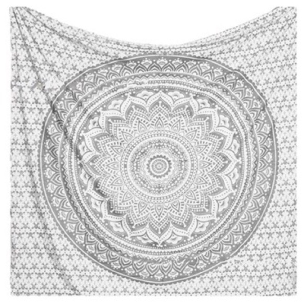 White & Gray Tapestry